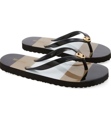 michael kors slide flip flops|Michael Kors flip flops clearance.